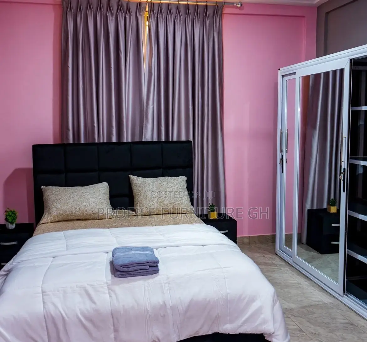 Double Bedframe With Two Side Drawers and Mattress