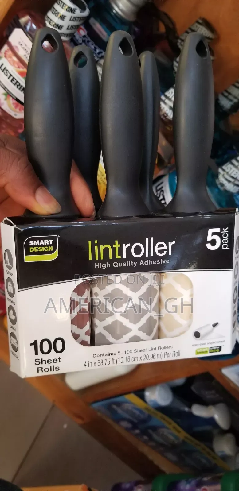 Lintroller High Quality Adhesive, 5pack