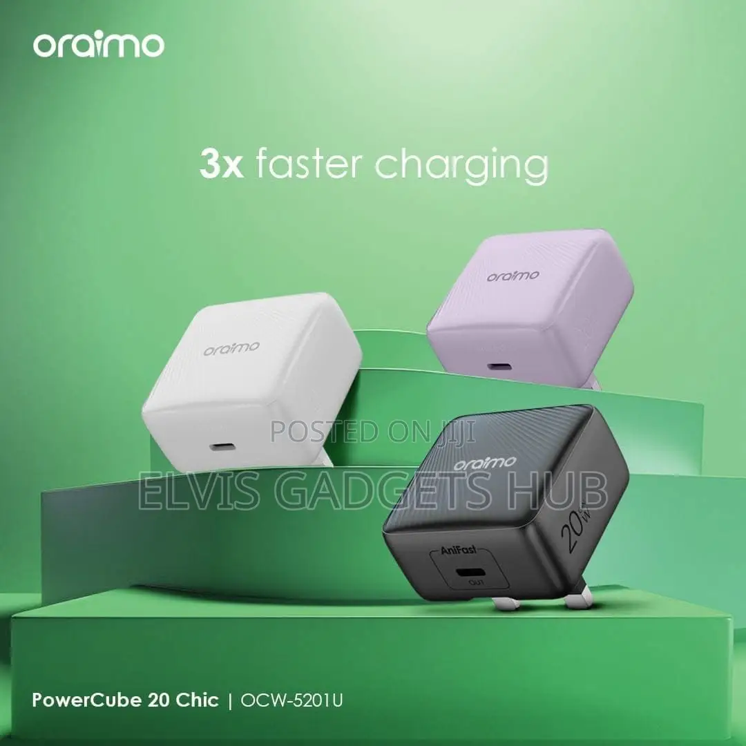 Oraimo Powercube 20 Chic 20W With Type-C to Type-C Cable