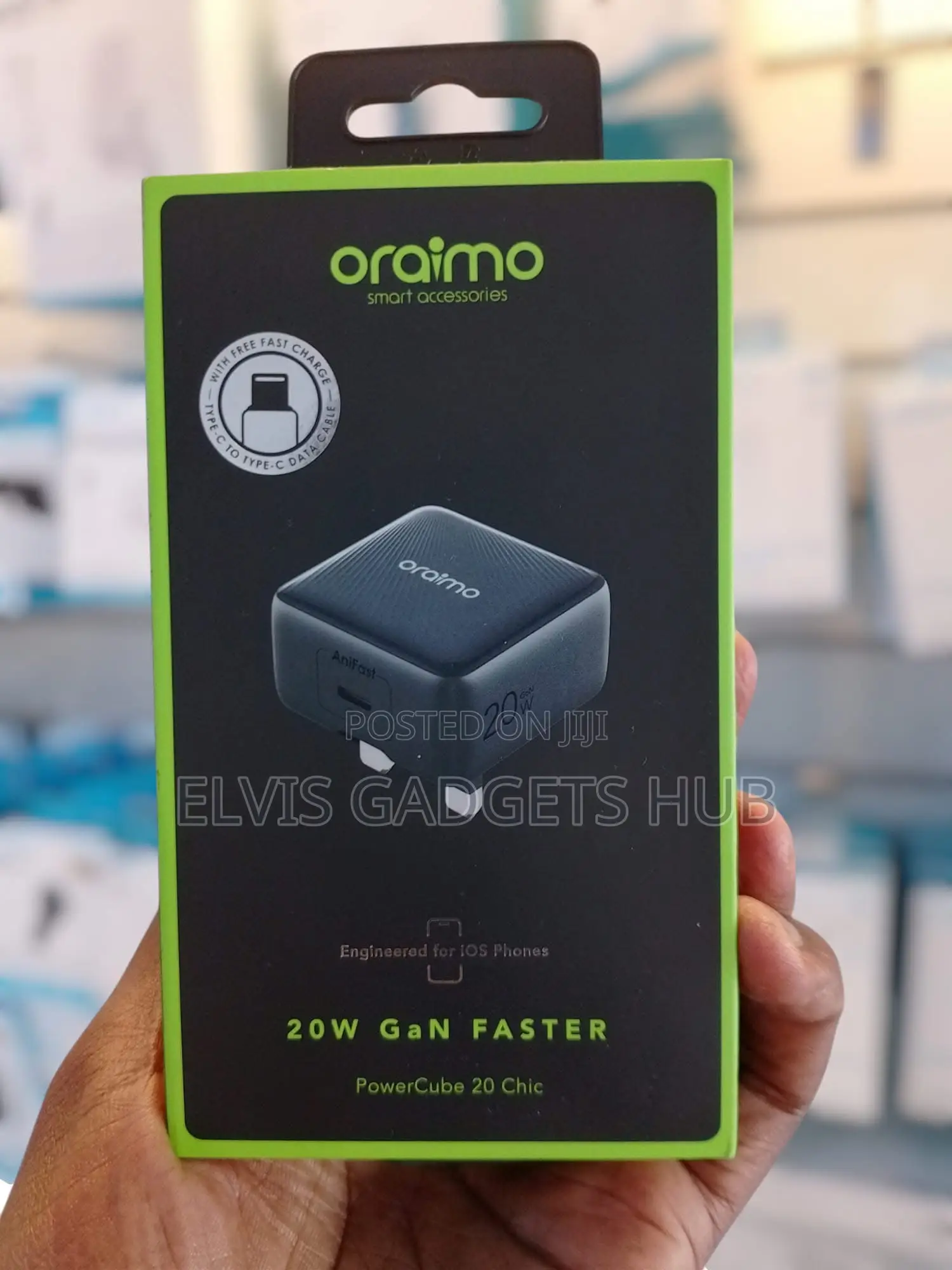 Oraimo Powercube 20 Chic 20W With Type-C to Type-C Cable