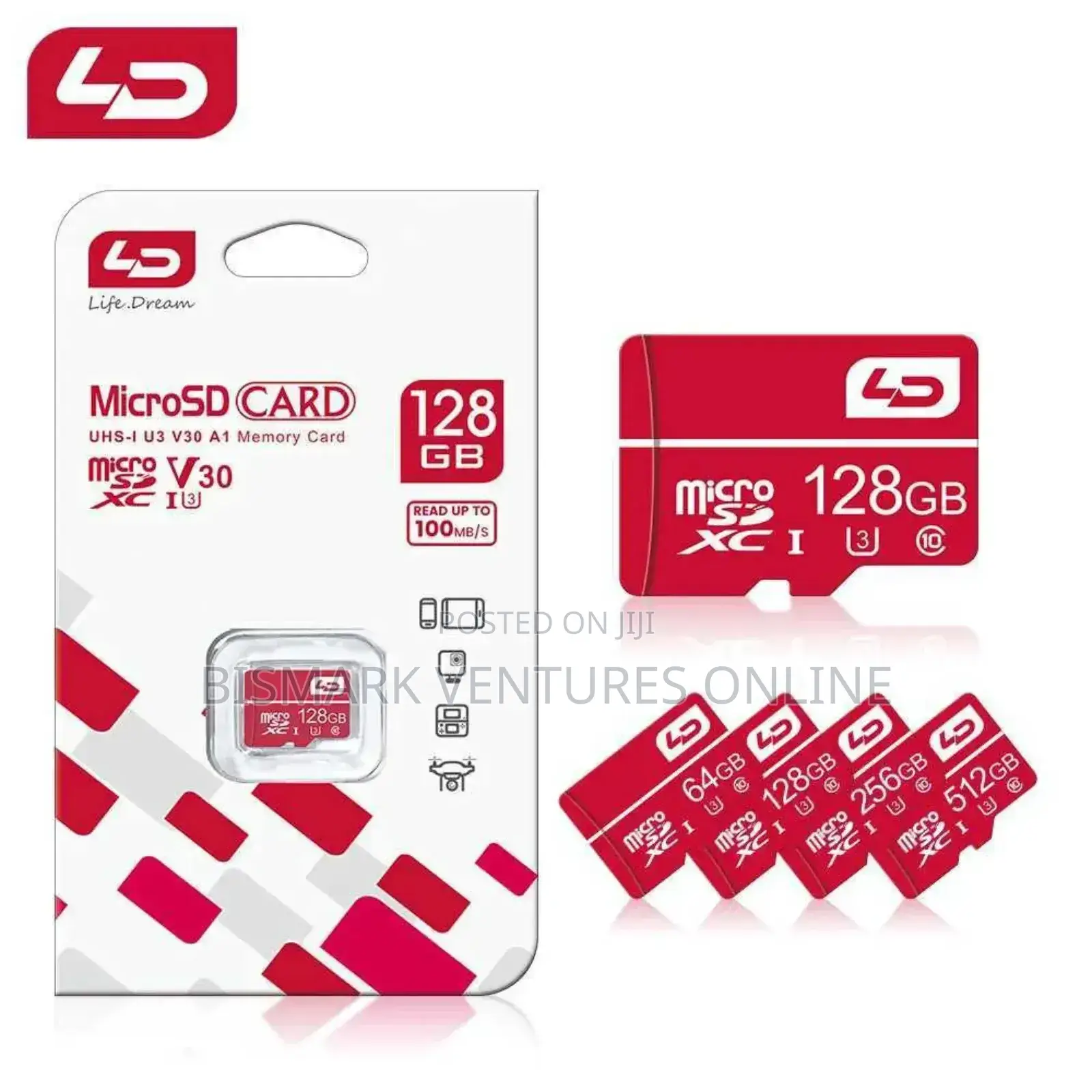 128g Ld Memory Card C10 V30 A1
