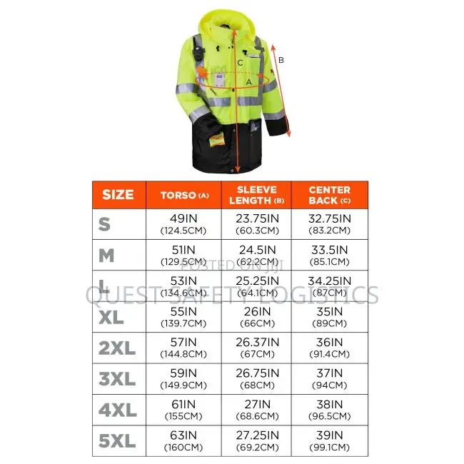 Reflective Cold Room Jacket