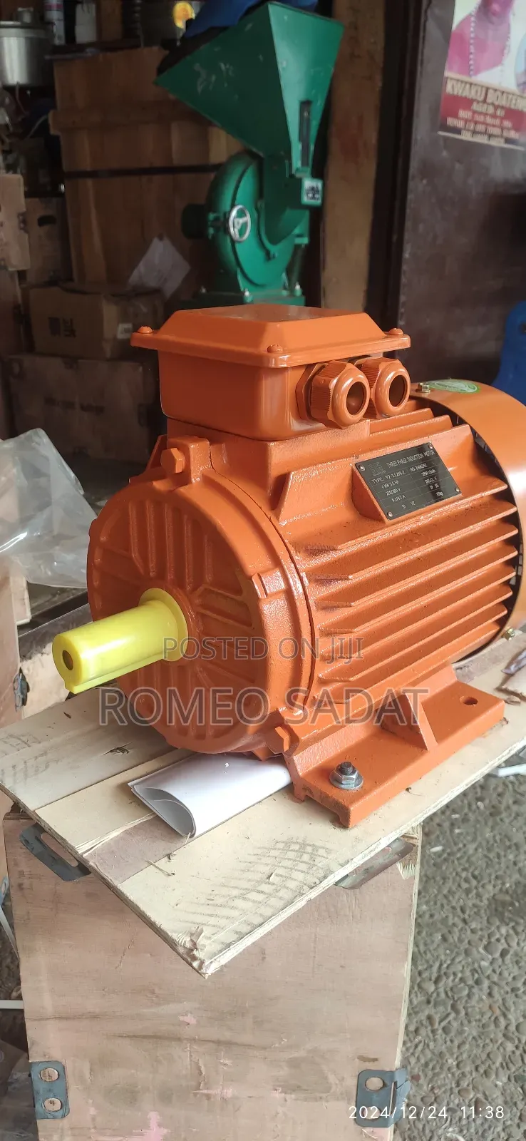 5.5 Three Phase Induction Motor 100% Copper