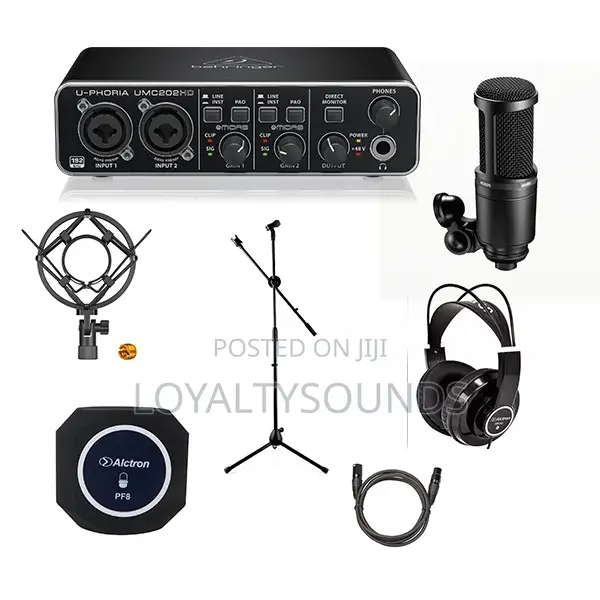 Recording Package With AT2020 and UMC202HD