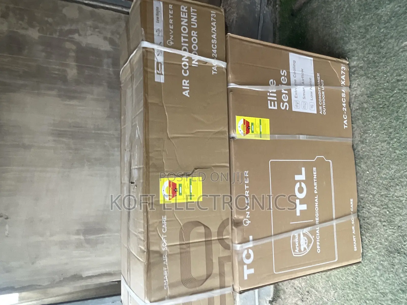 New White Body TCL 2.5hp 3-star R410 Inverter Conditioner
