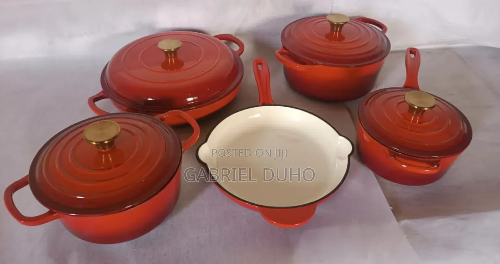 5pcs Cast Iron Set