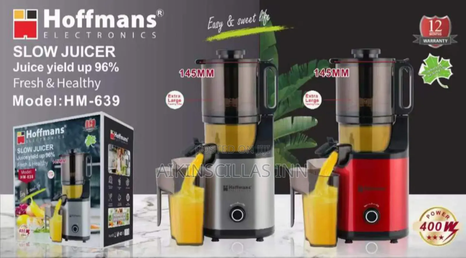 Hoffman Easylife Slow Juicer