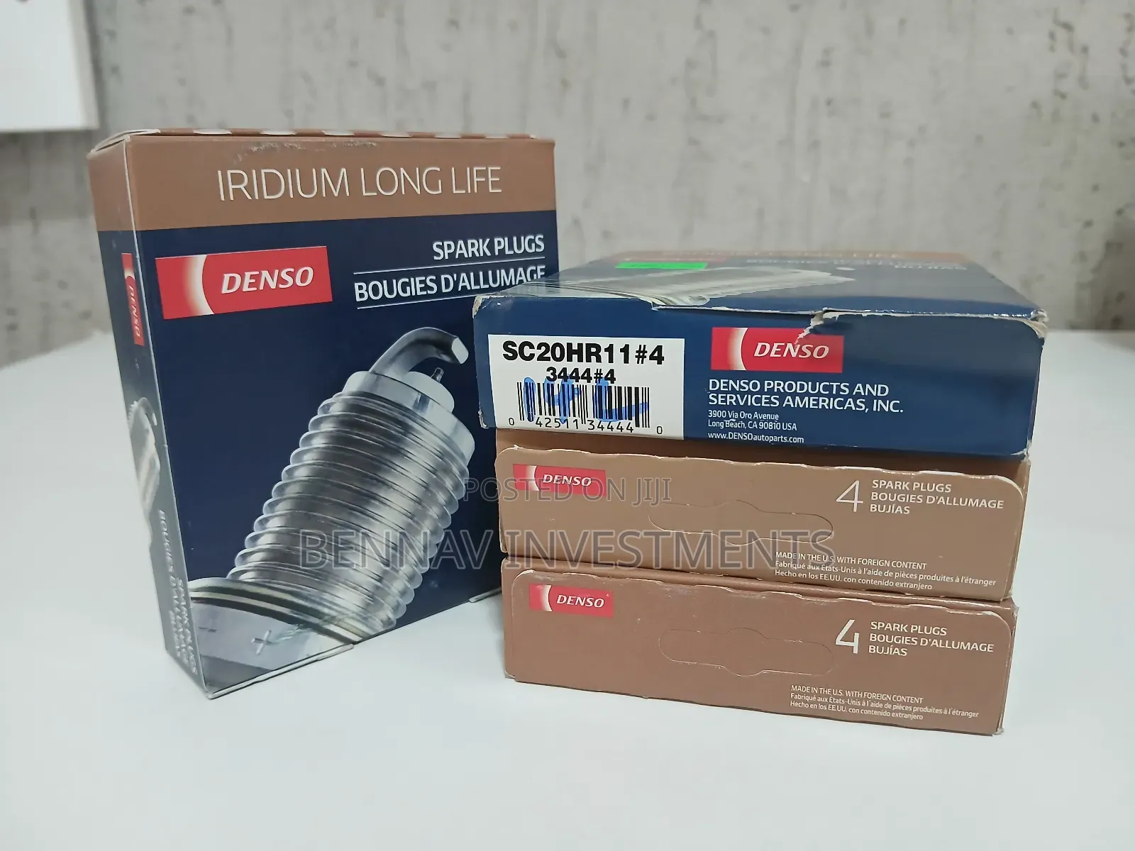 Denso 3444 Sc20hr-11 Iridium Long Life Spark Plug- Corolla
