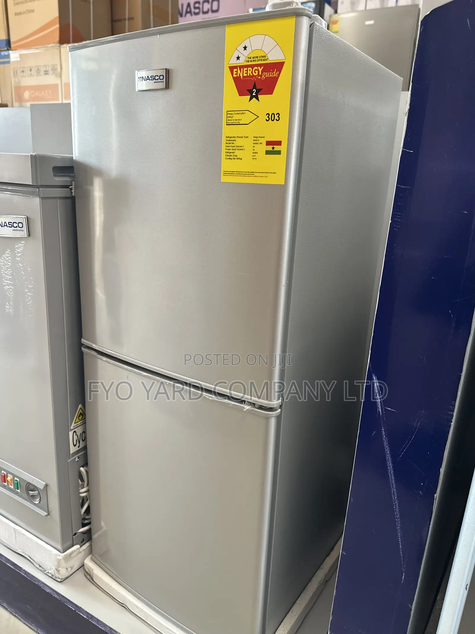 Eco-Friendly Nasco 106 Defrost Double Door Size Fridge