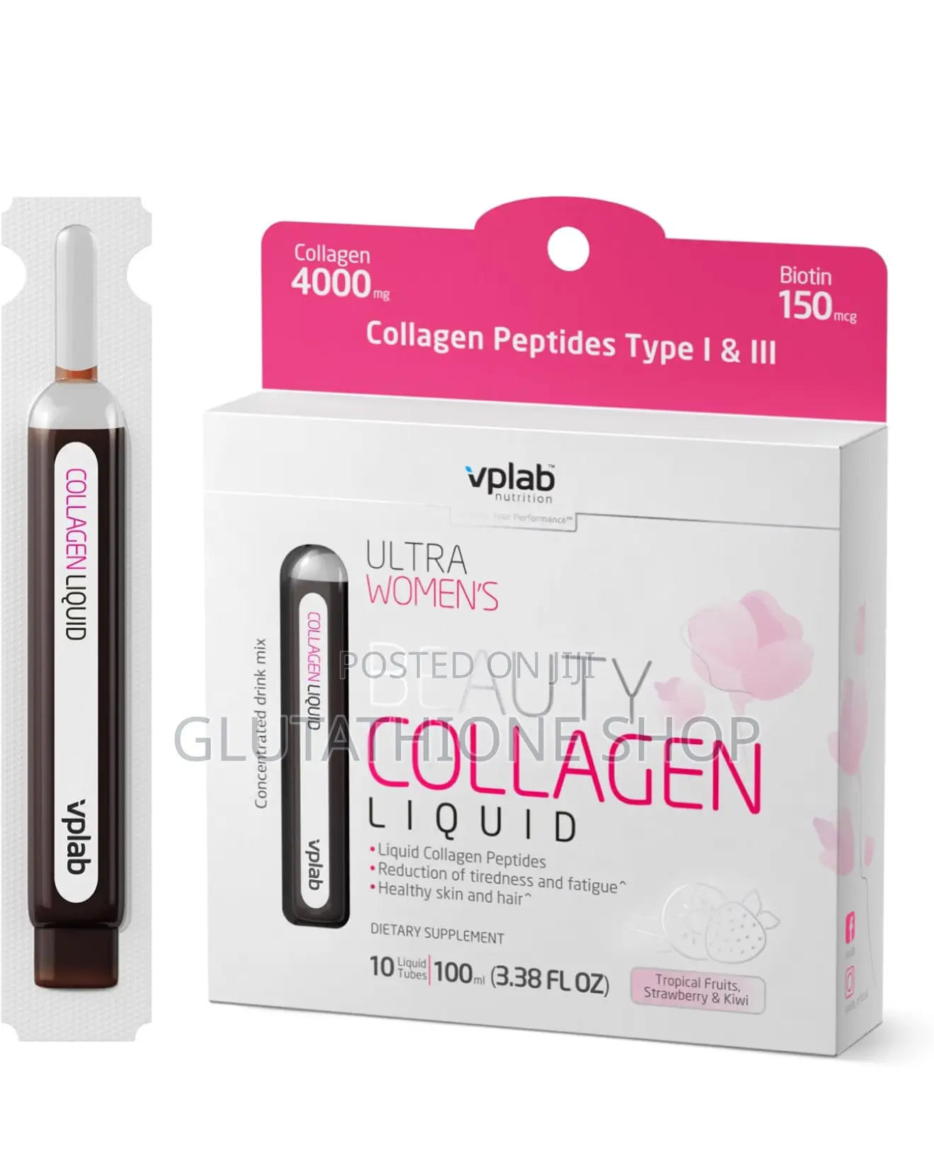 Ultra Women's Beauty Liquid Collagen-biotin Supplement
