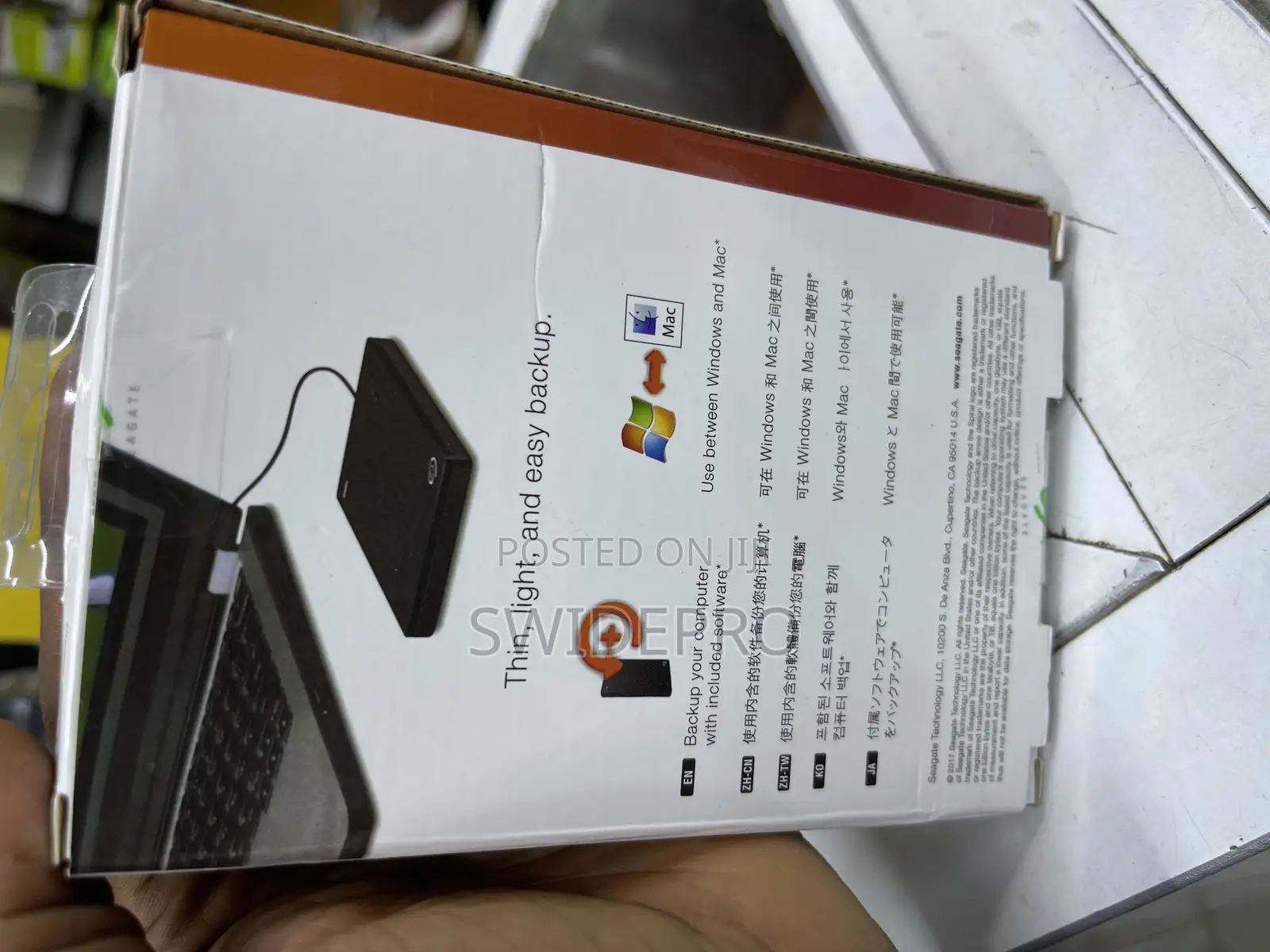 Seagate 2tb External Slim Hard Drive + Backup Plus