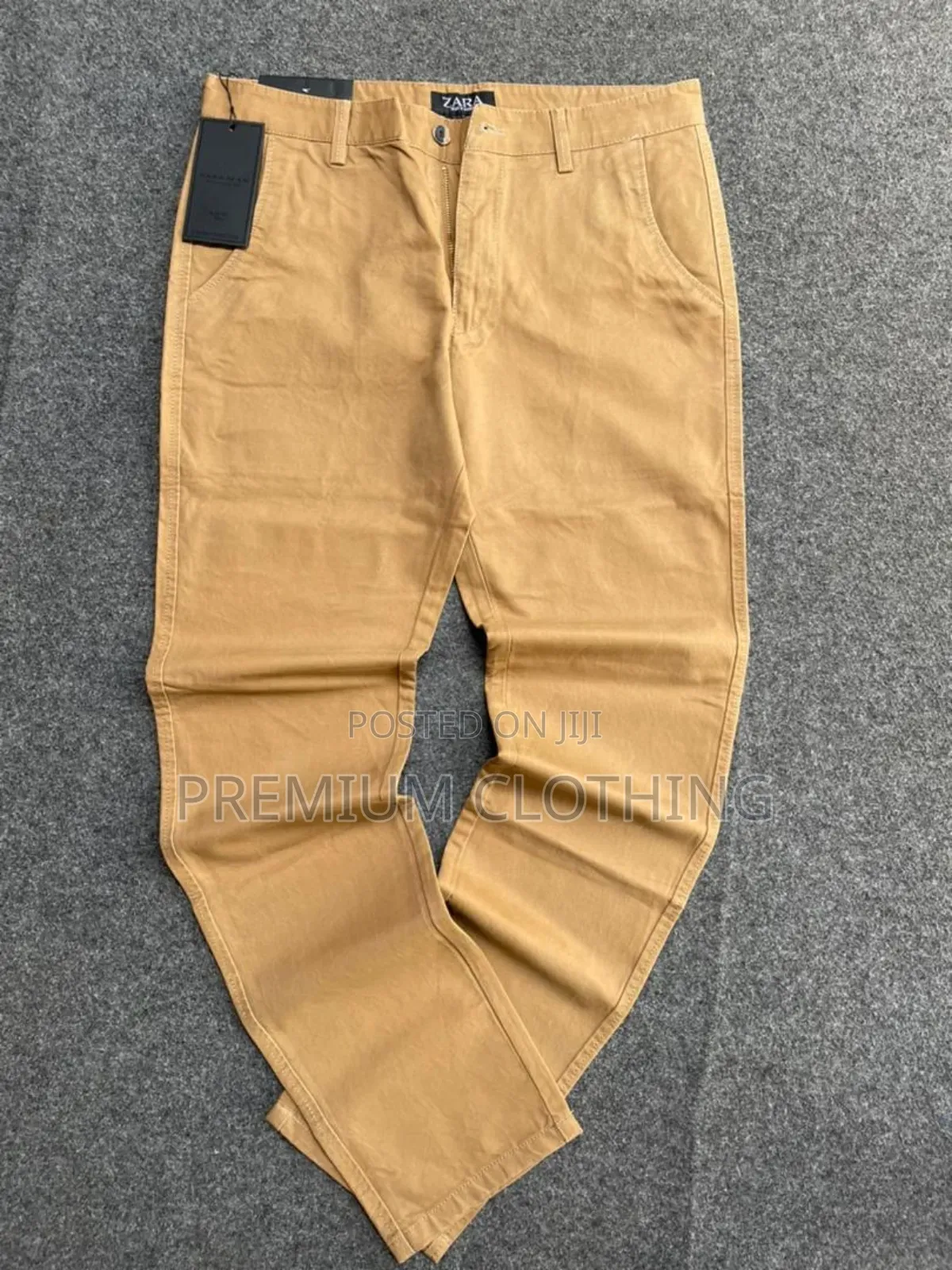 Stretchy Khaki Trousers For Men