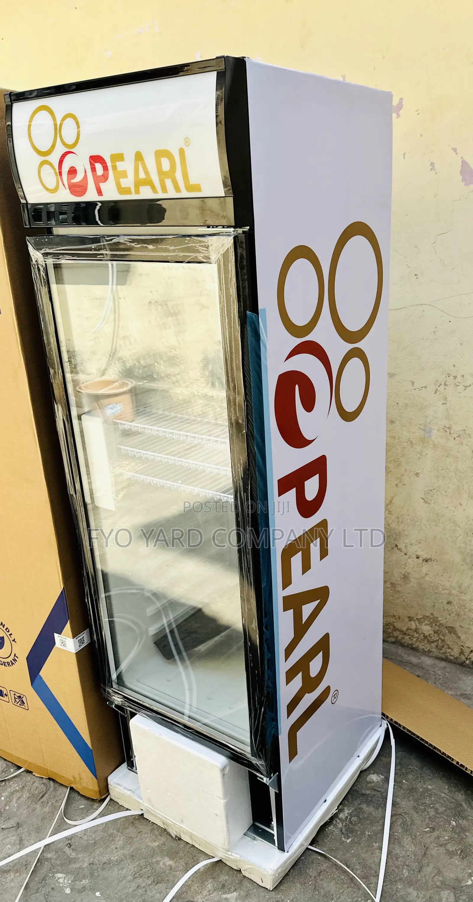 Cool Beverages With Pearl Display Cooling Fridge