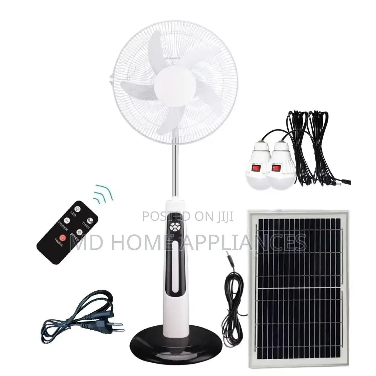 Clinette Solar Rechargeable Fan