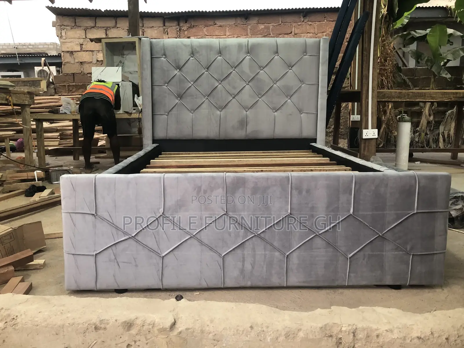 Quality Foreign Double Size Bedframe (60x80)\\ Call for Fast Delivery