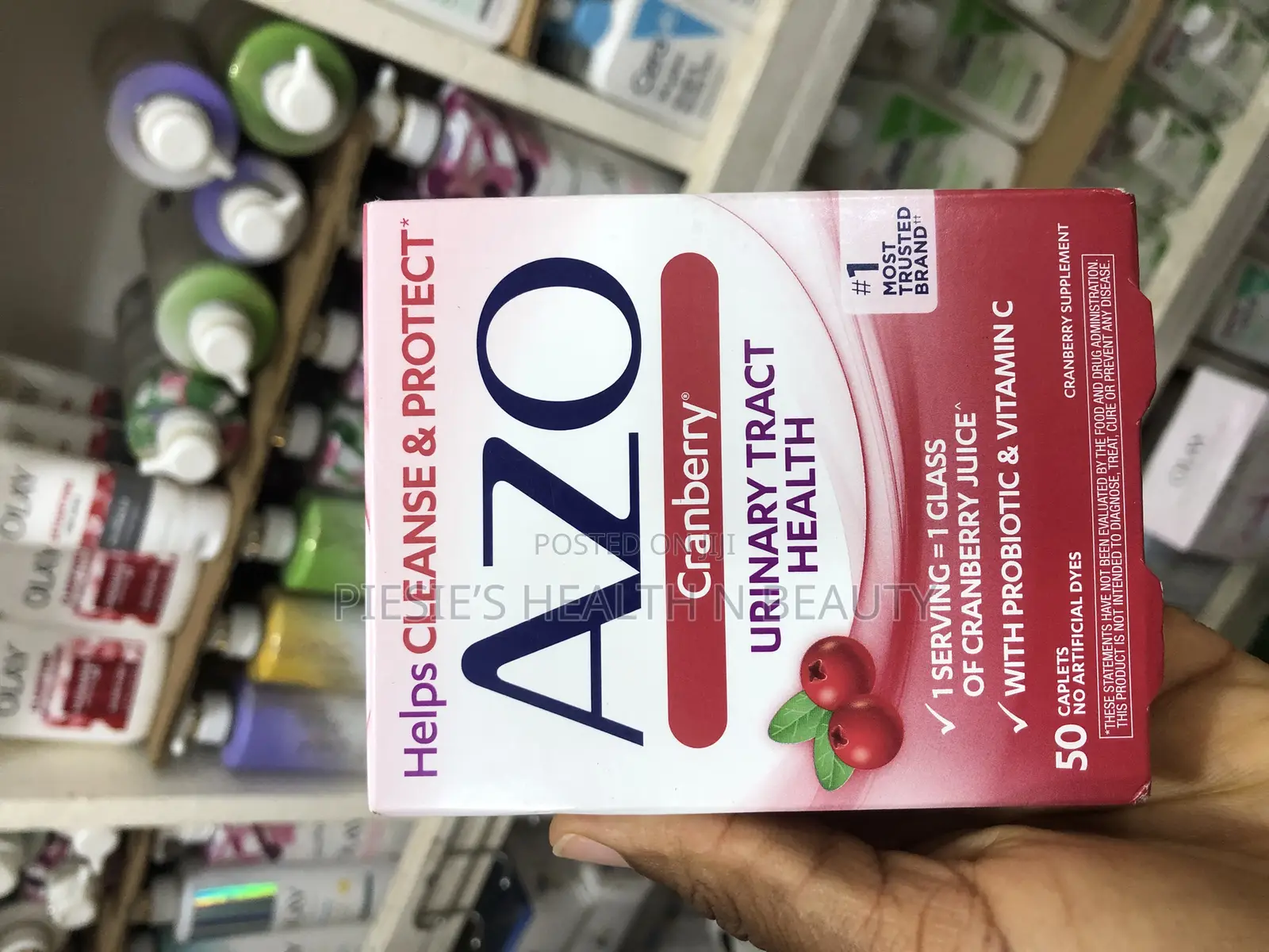 AZO Cranberry 50 Caplets