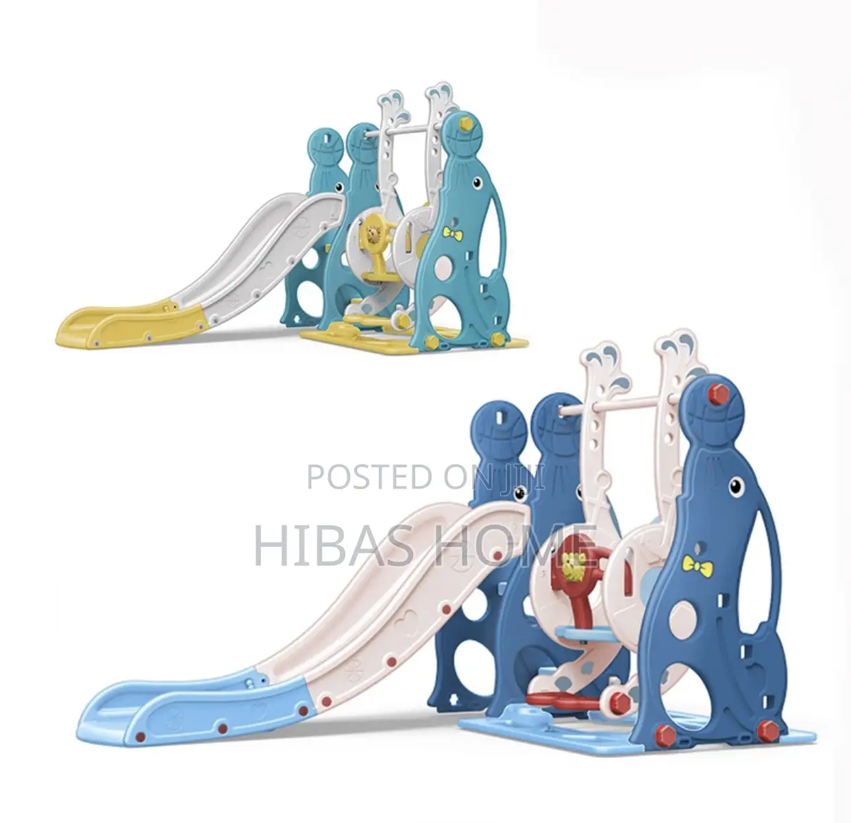 Kids Swing Slide Daycare Swing Nursery 180x155x118cm