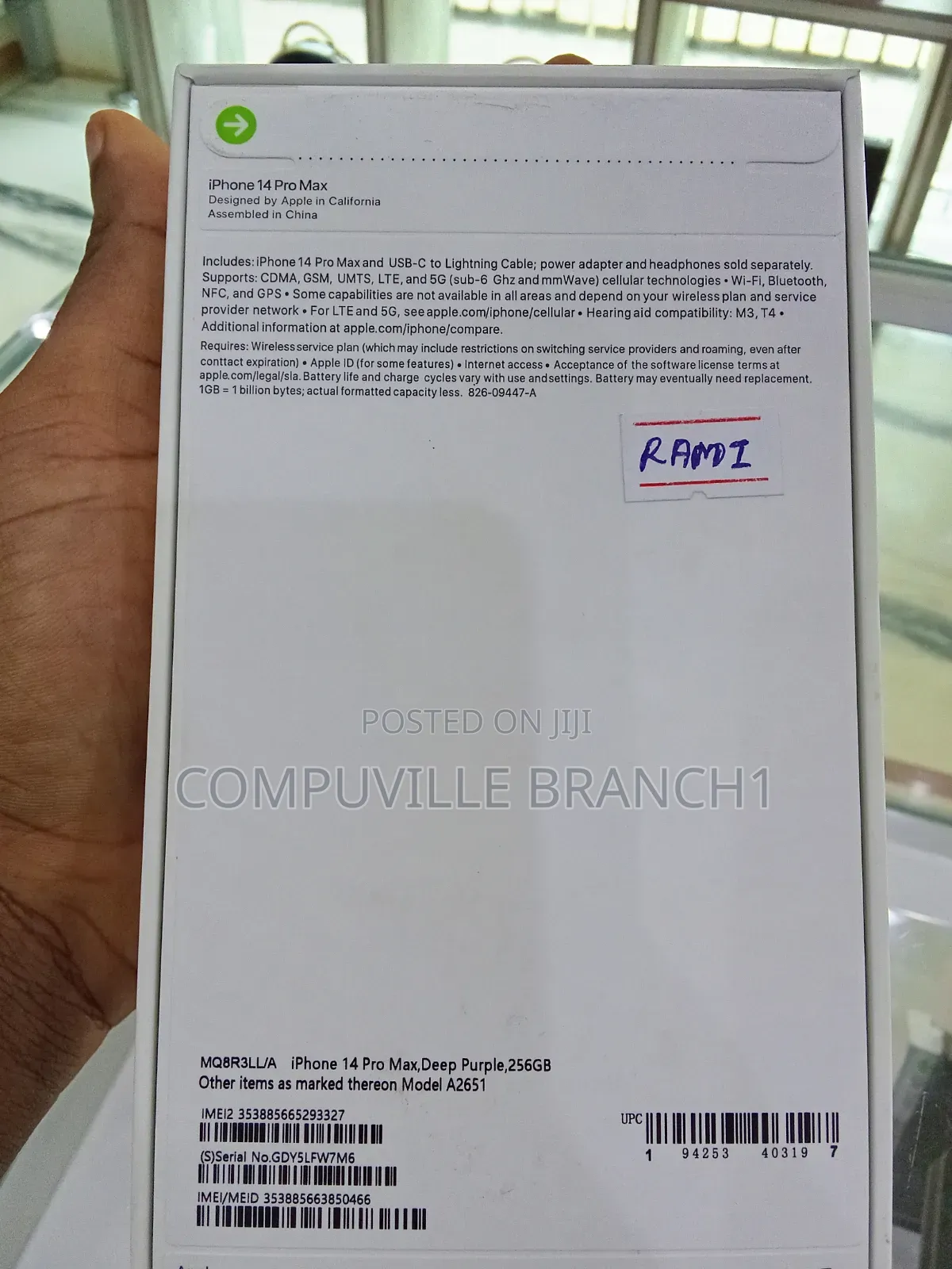 New Apple iPhone 14 Pro Max 256 GB Purple