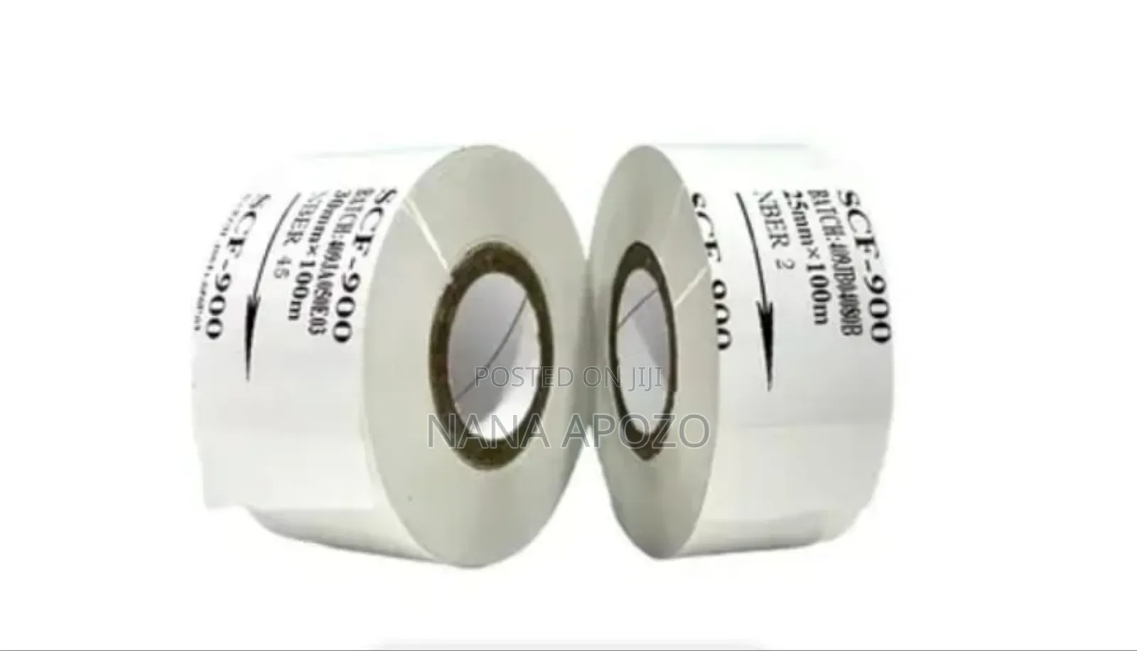 Coding Ribbon Roll White Color 30mmx100m
