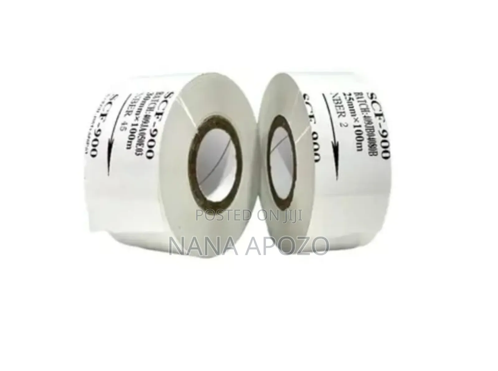 Coding Ribbon Roll White Color 30mmx100m