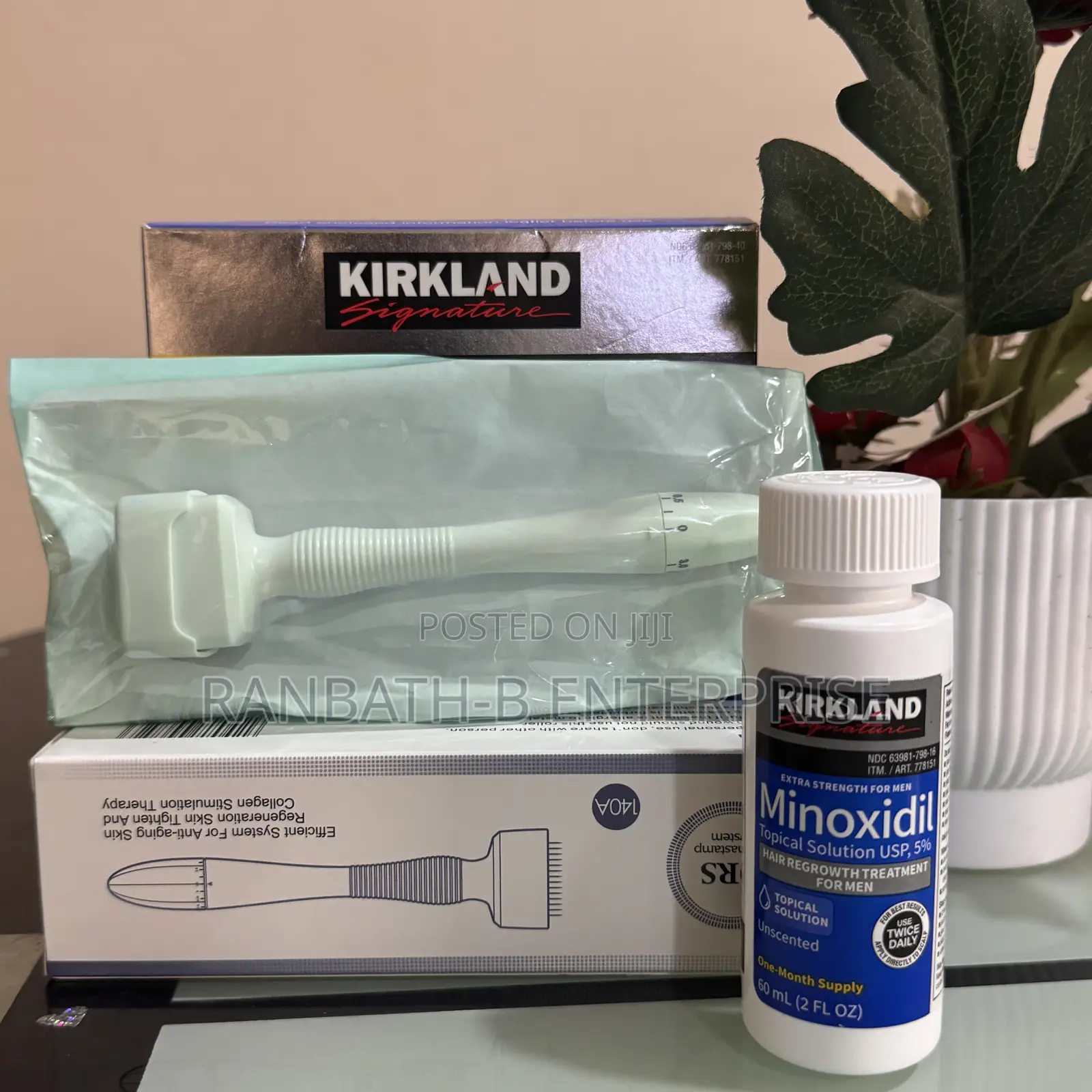 Adjustable Derma Stamp Plus Minoxidil Liquid