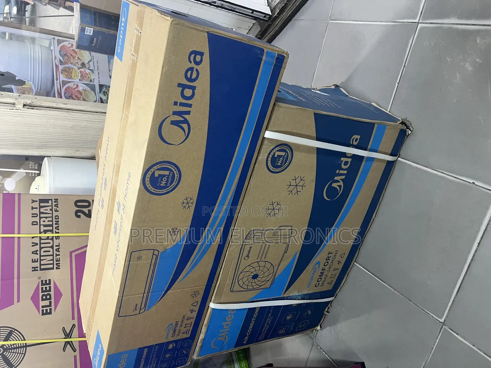 Rapid Cooling Efficient 2.5hp Midea Inverter Split Ac