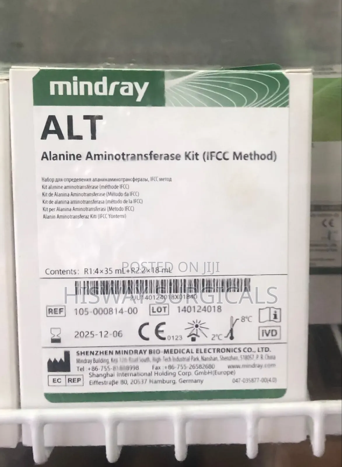Alanine Aminotransferase Kit