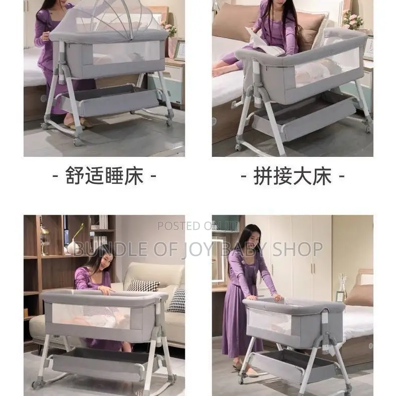 Multifunctional Baby Movable Folding Bed
