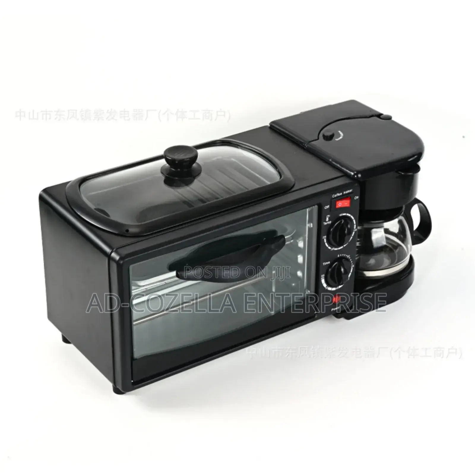 3 in 1 Breakfast Maker With Pan Cover