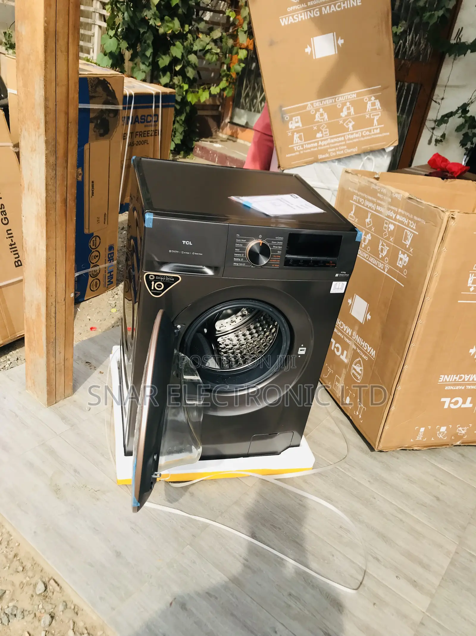 Digital TCL-10.5kg Washing Machine Front-Load-Inverter