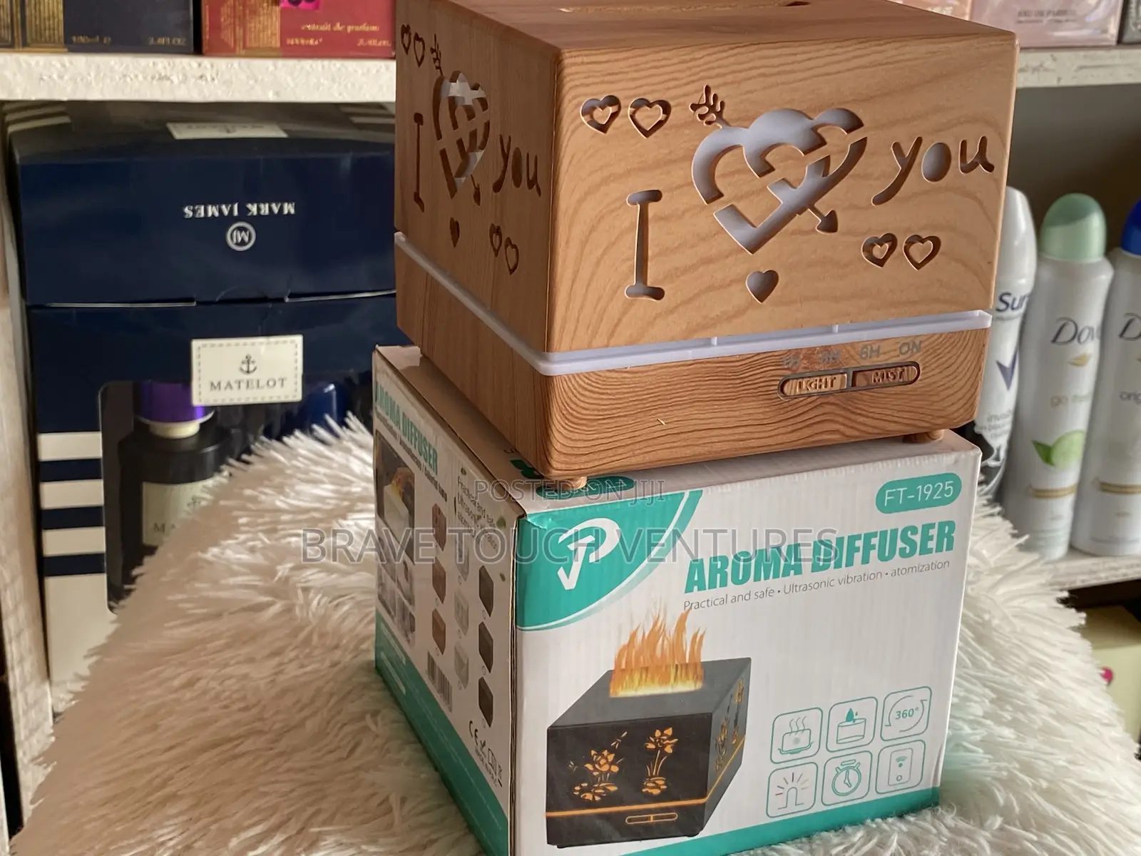 Colourful Flame Lamp Aroma Diffuser/Air Freshener