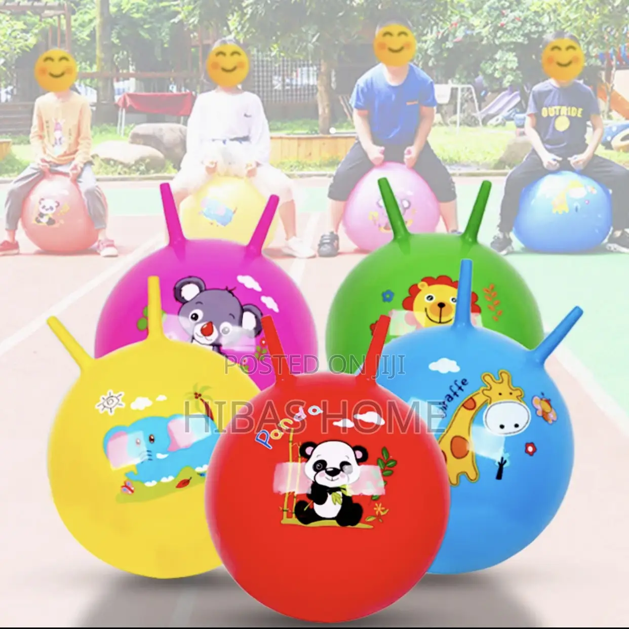 Kids Inflatable Gym Ball 55cm 65cm