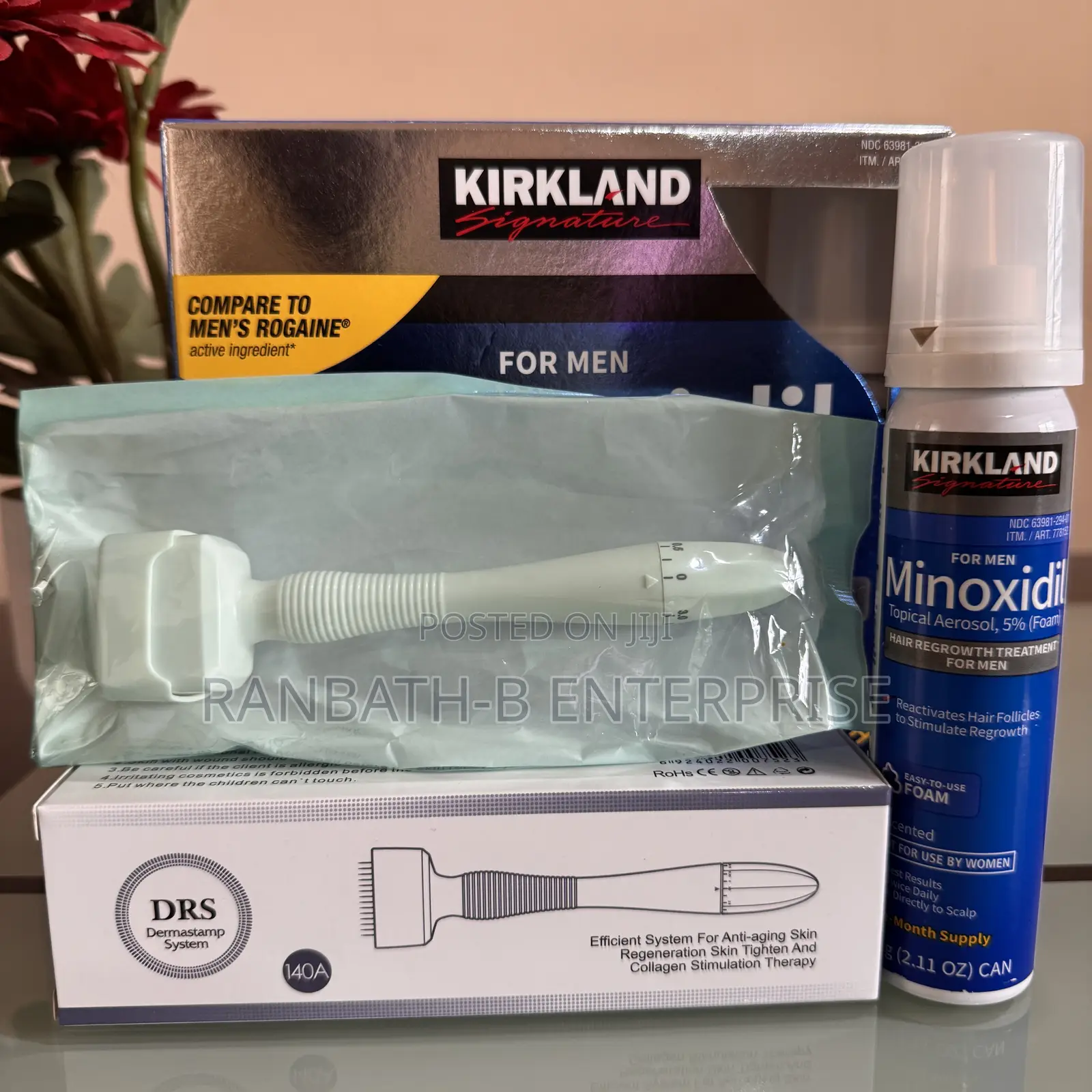 Kirkland Foam PLUS Derma Stamp Combo