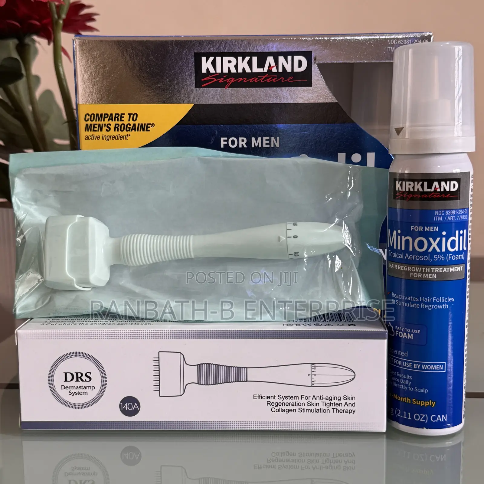 KIRKLAND Spray Plus Adjustable DERMA Stamp Combo