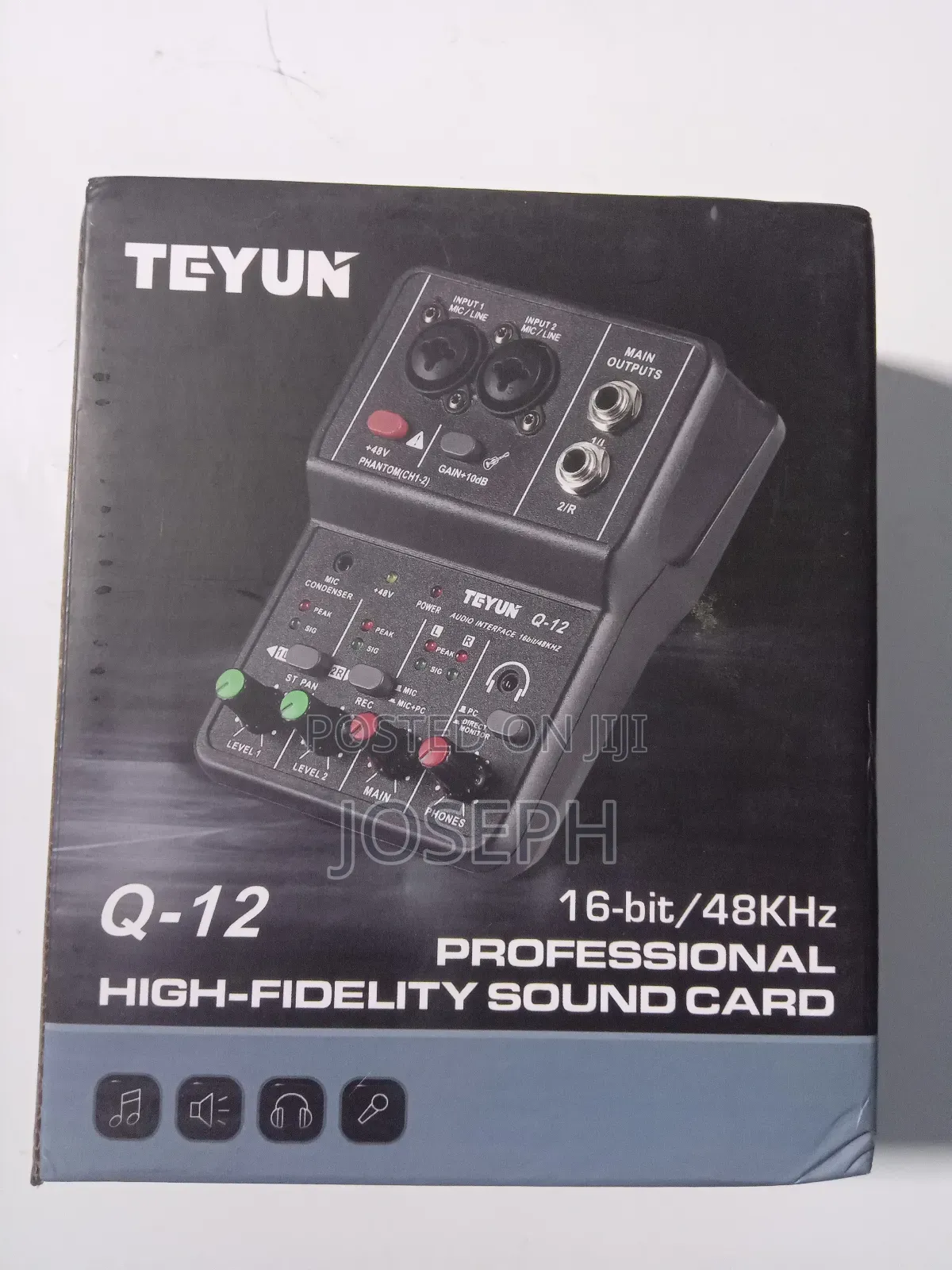 Q12 Audio Interface/Sound Card 2channel