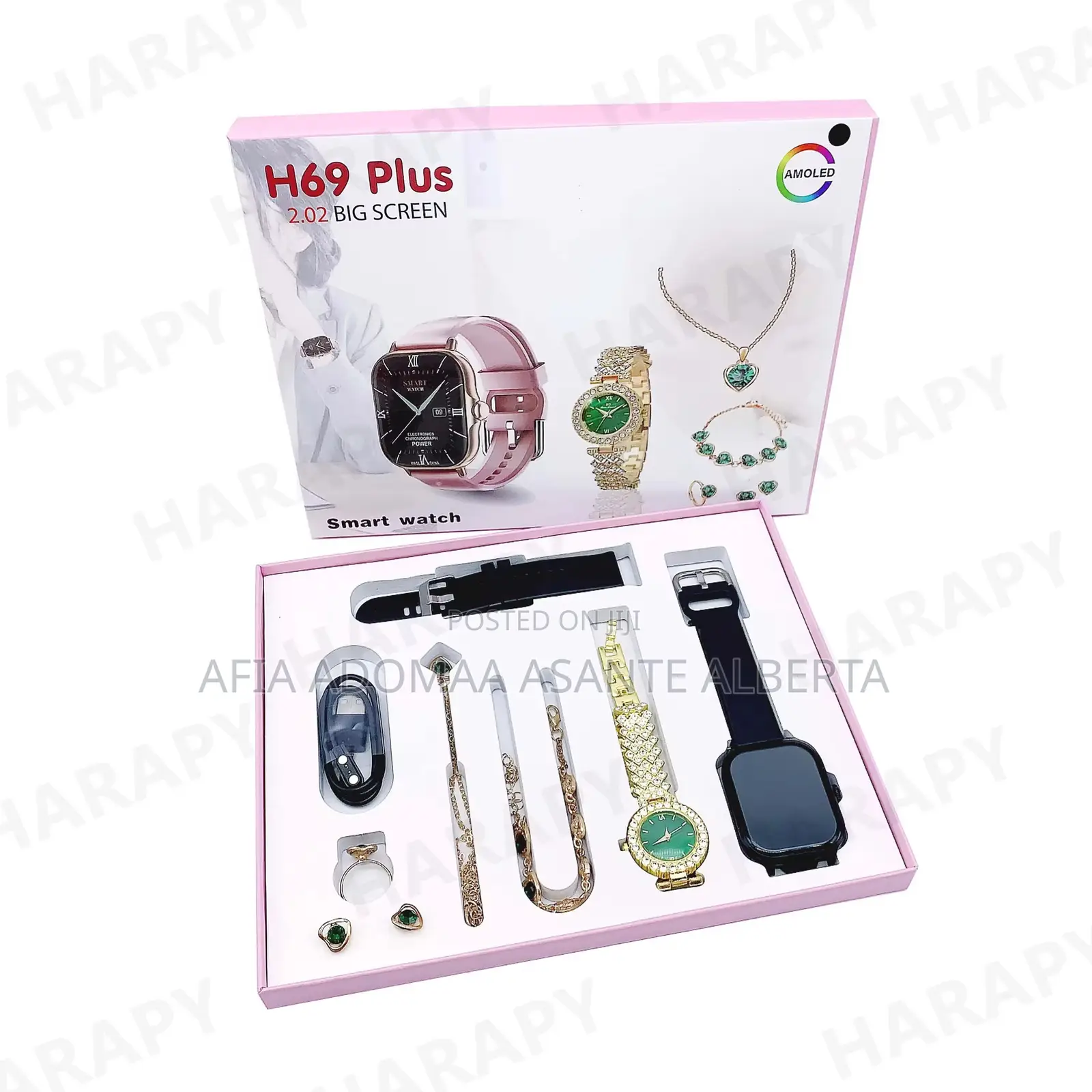 H69plus Smart Watch Hi Watch Series 9 TWS Wireless 9 in 1