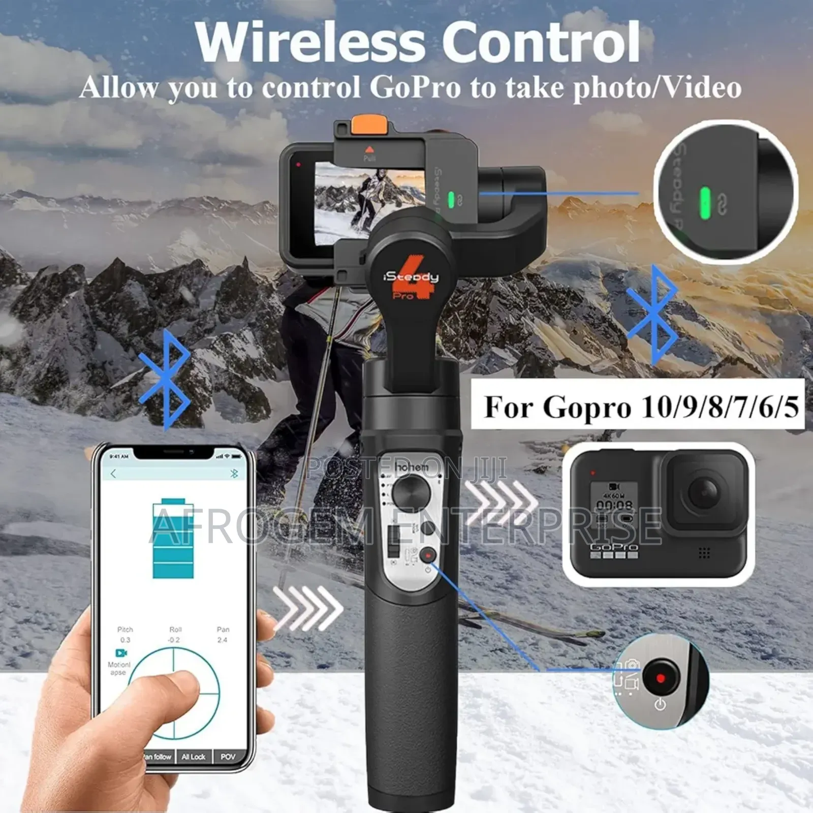 Hohem Isteady Pro4 Gimbal for GoPro Cameras