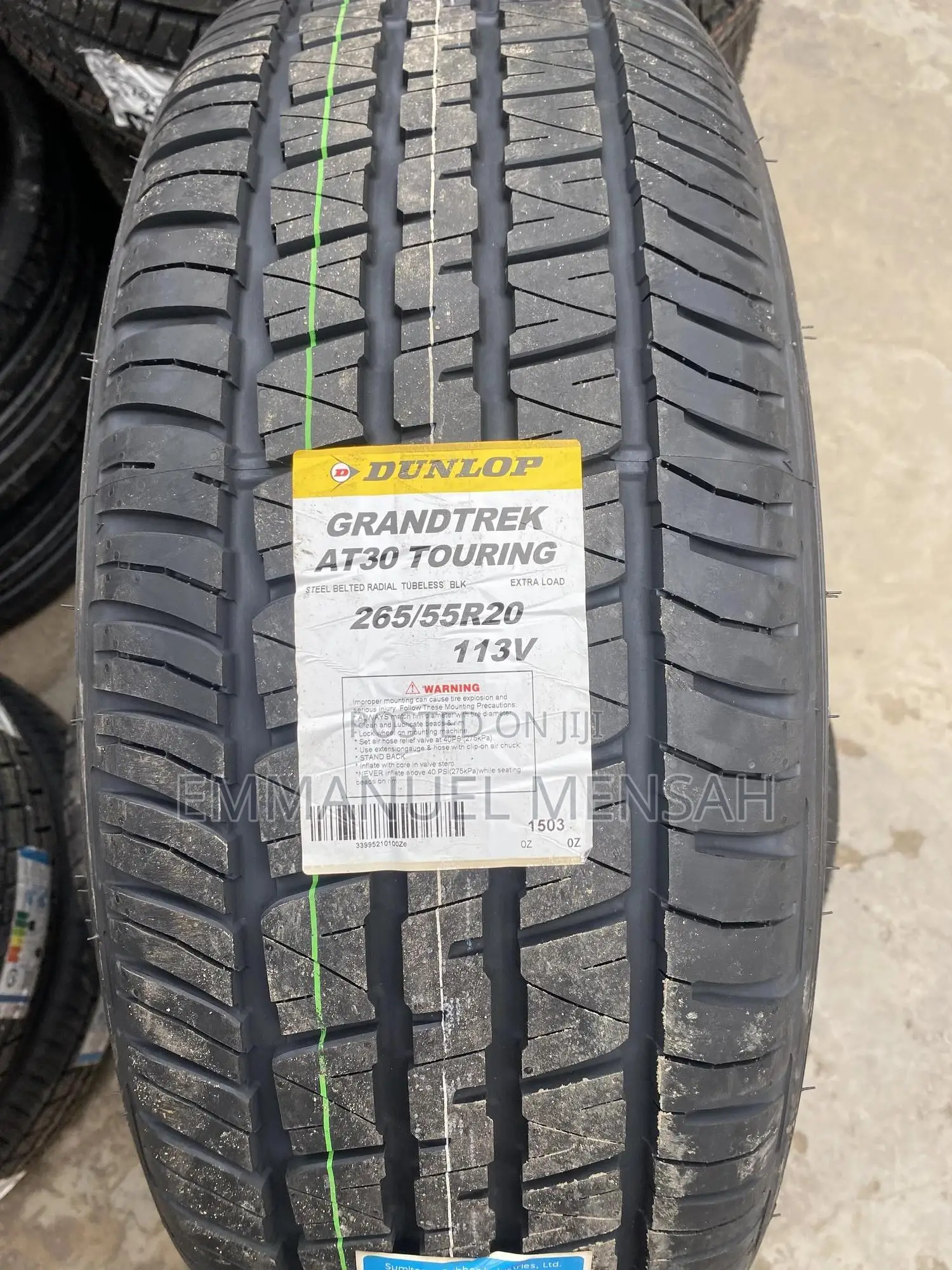 265/55r20 Dunlop Grandtrek At30 Touring