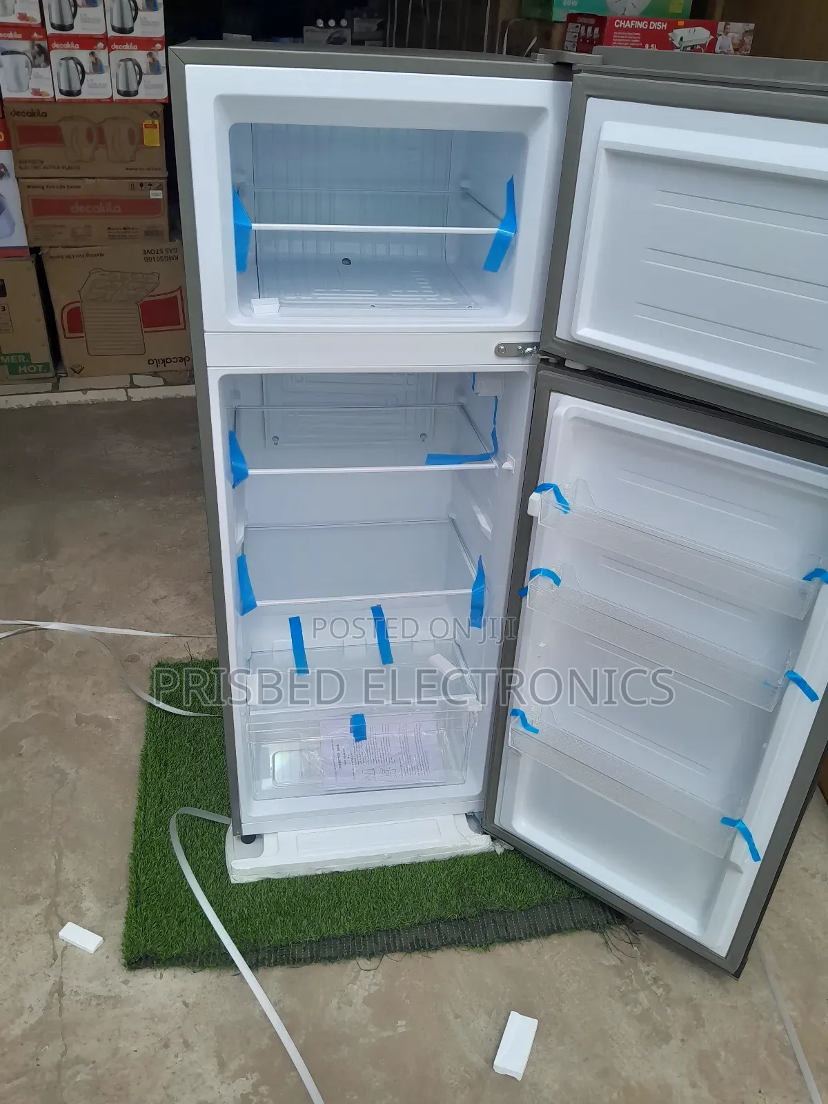 Aucma Durable Double Door Fridge 206 Litres (4stars)