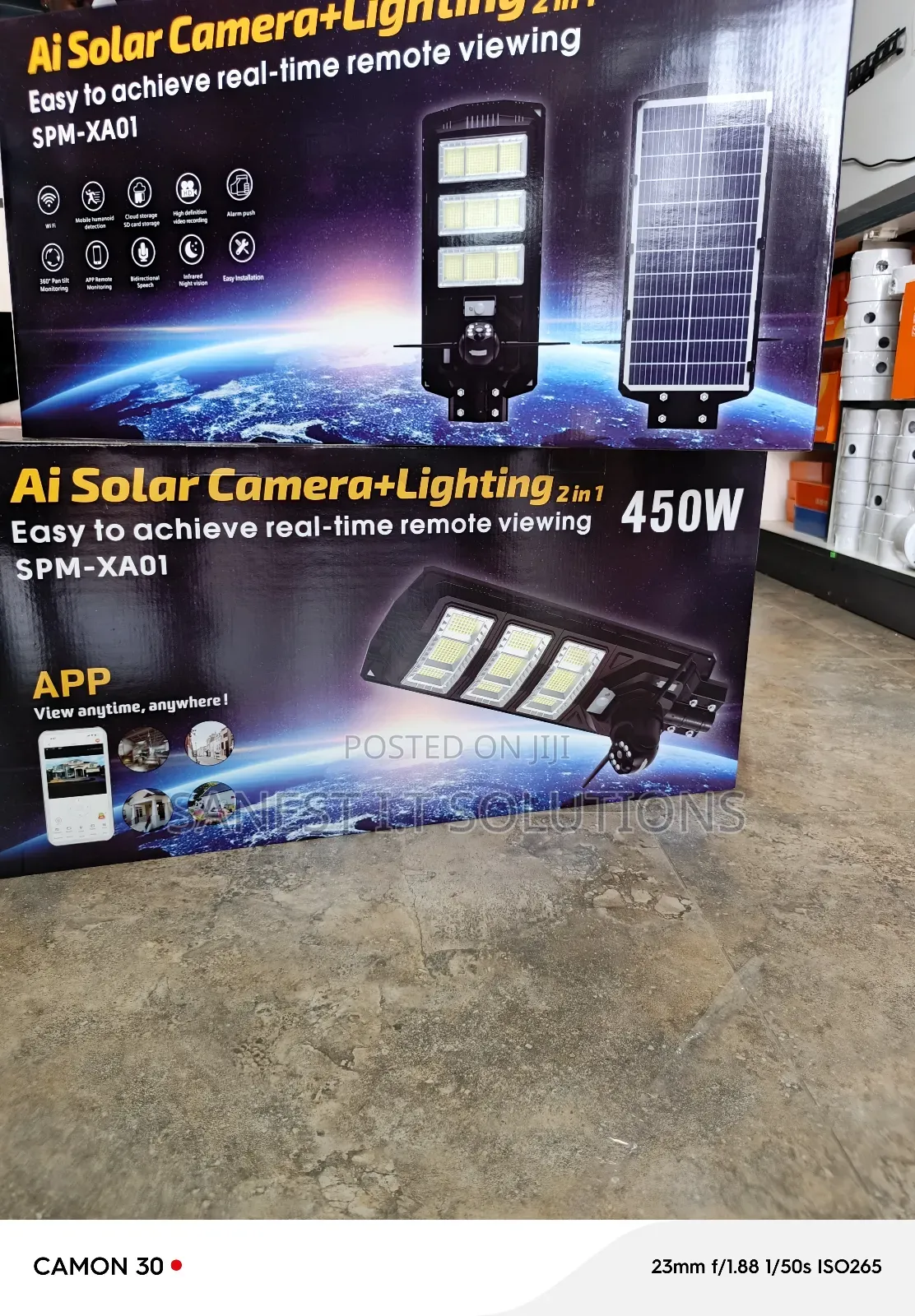 Solar Streetlight With Sim Card CCTV Camera PTZ