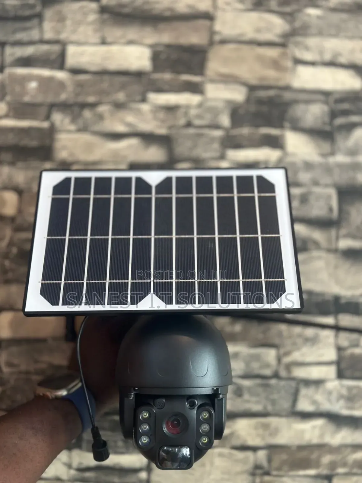 4G Surveillance PTZ Solar Pane CCTV L Camera