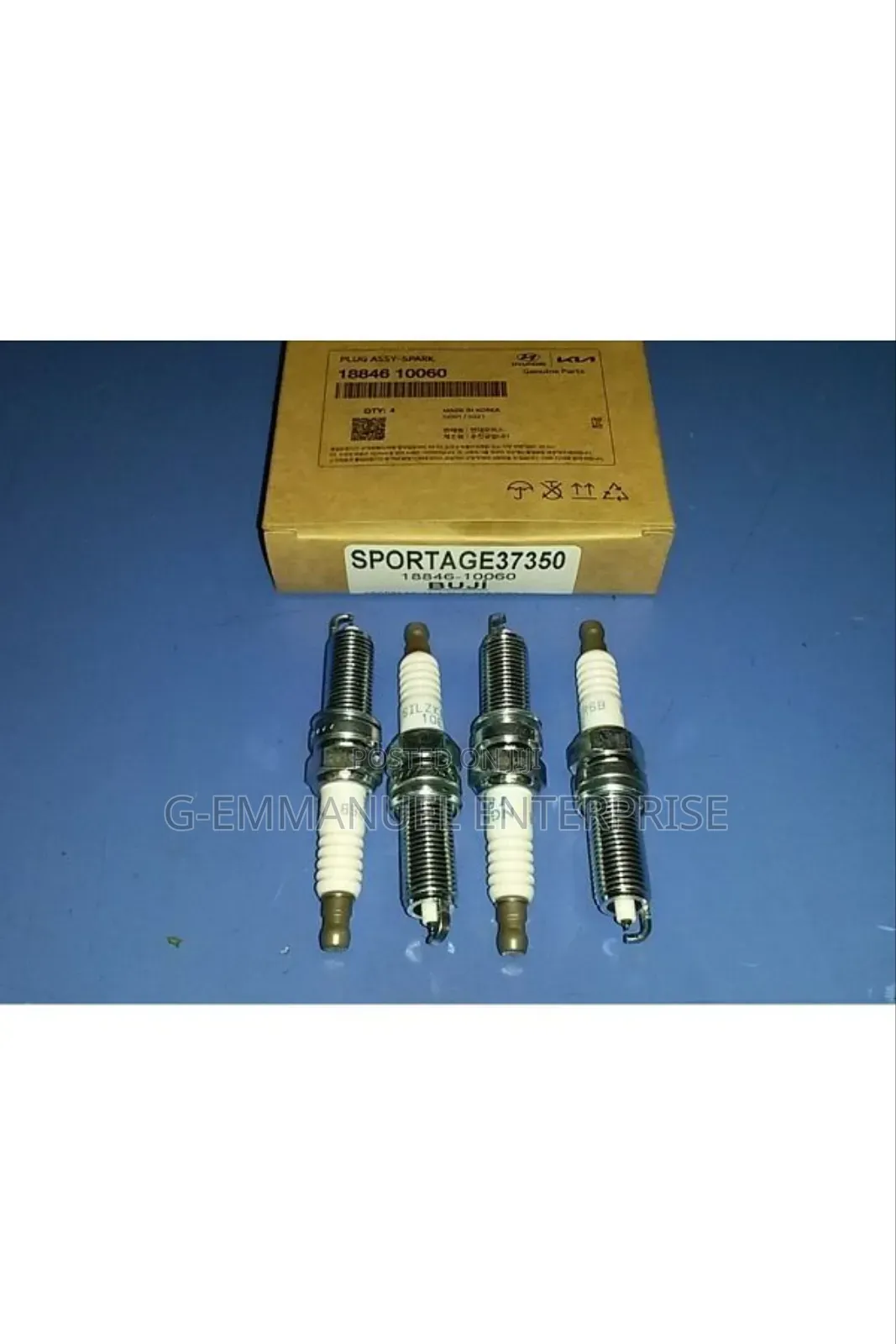 KIA Morning 2012-15 Spark Plugs Original Korean.