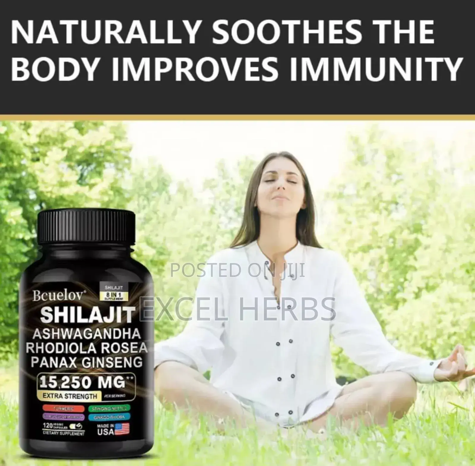 Shilajit Ashwagandha Rhodiola Rosea Panax Ginseng