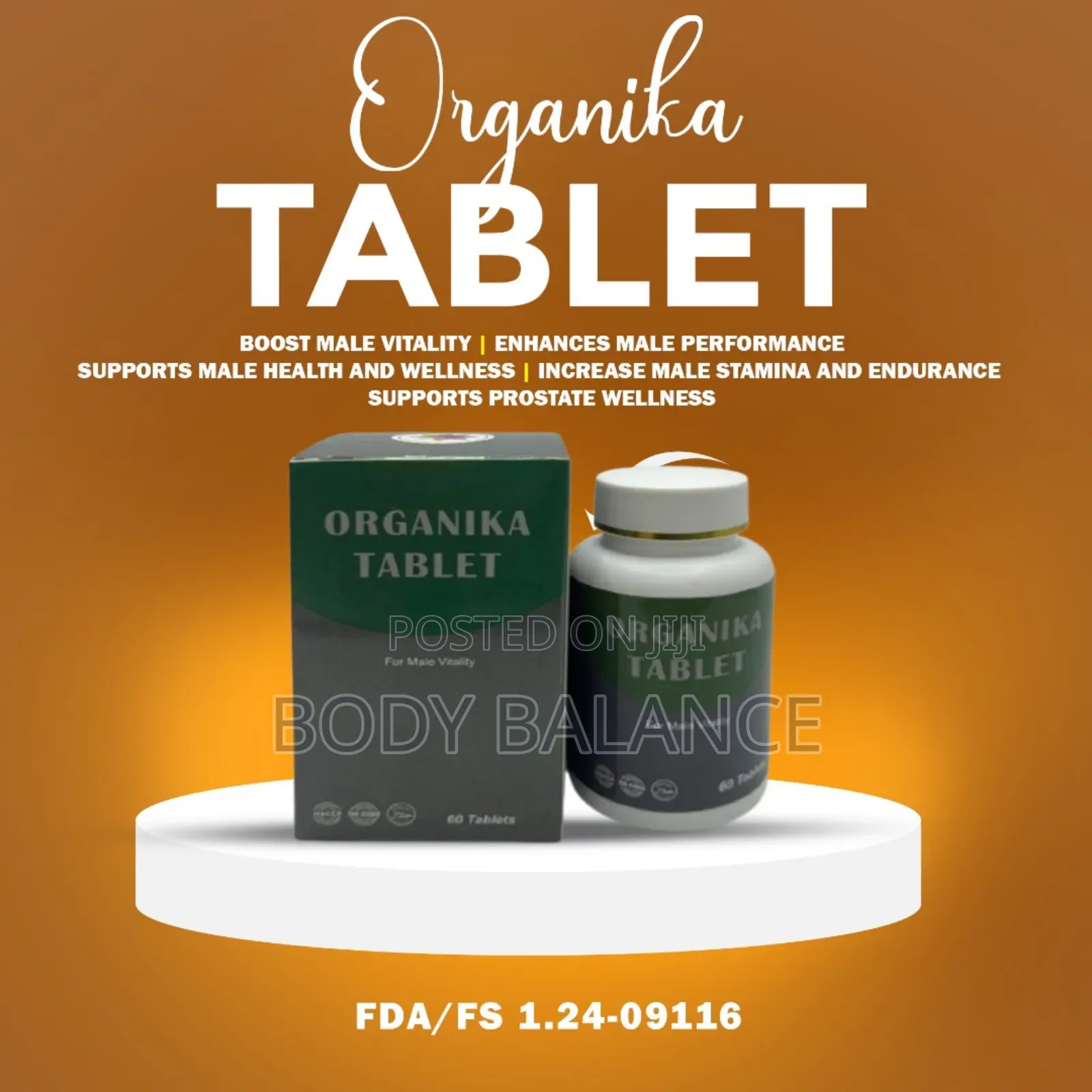 Organika Tablet(Men Vitality)FDA Approved