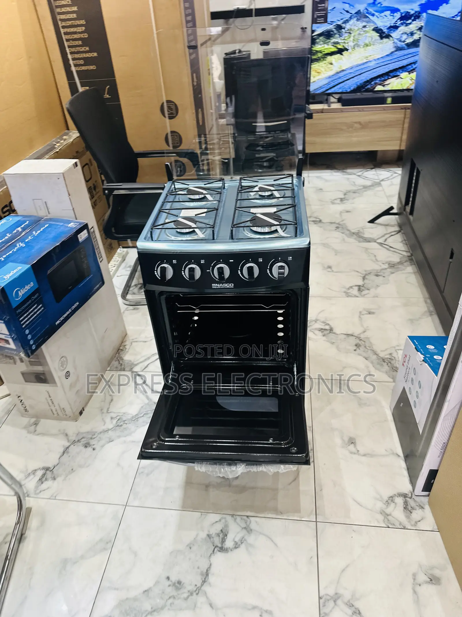 Quality New Nasco 4burner Oven 50/50