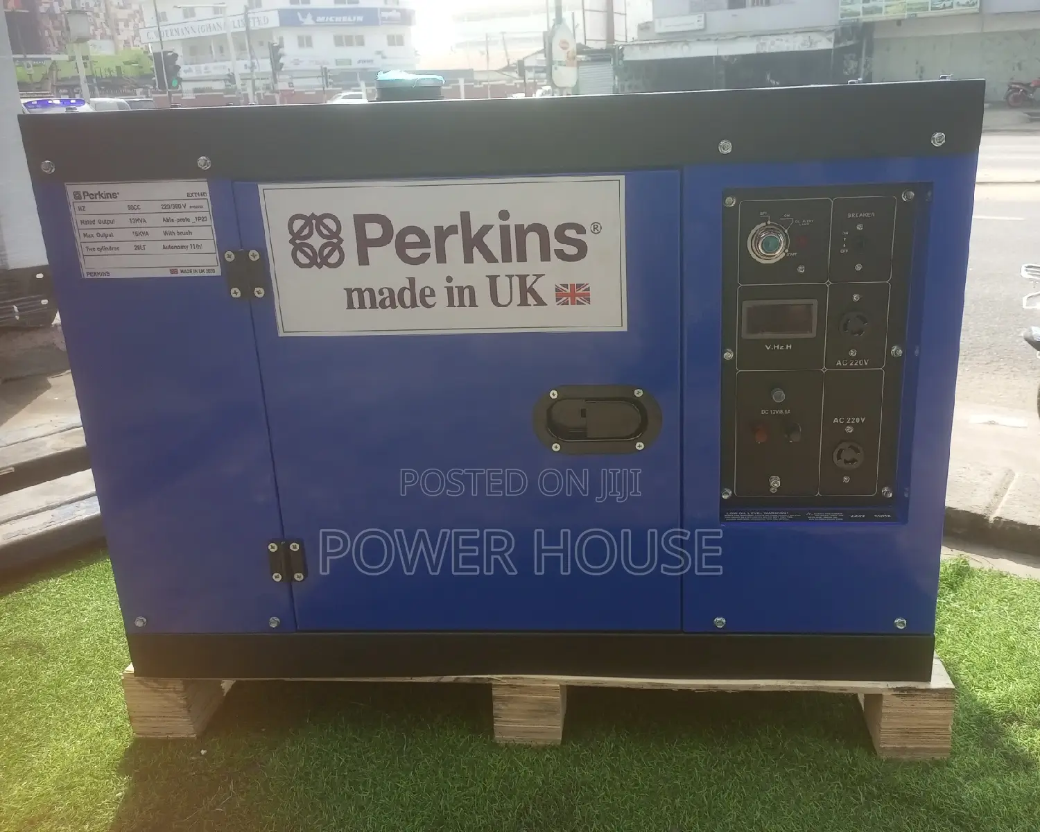 Original One Door Perkins Generator 15kva 1650w 230v by UK