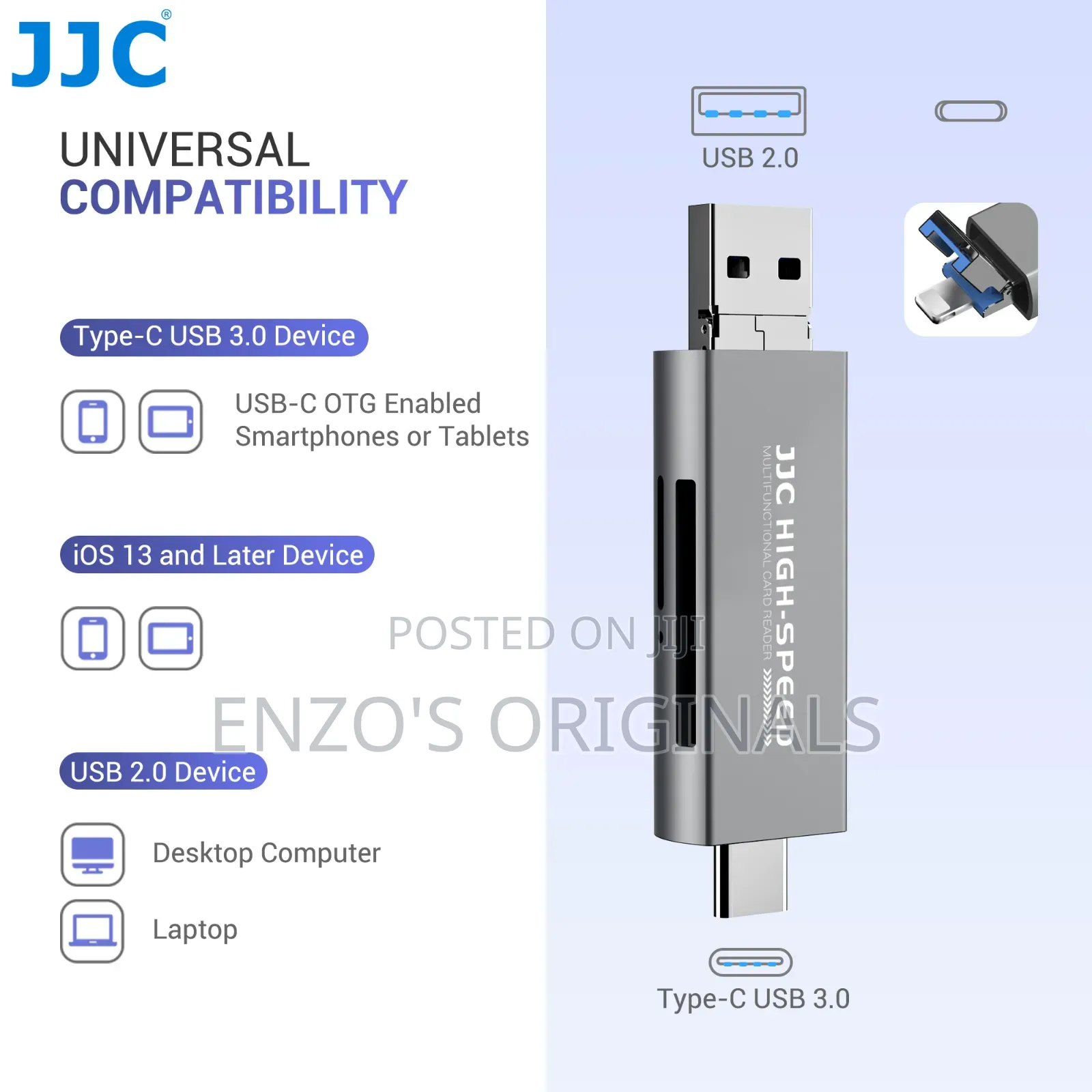 Sd Micro Sd Card Reader Usb-c Or Usb-a 3.0 Host Insignia