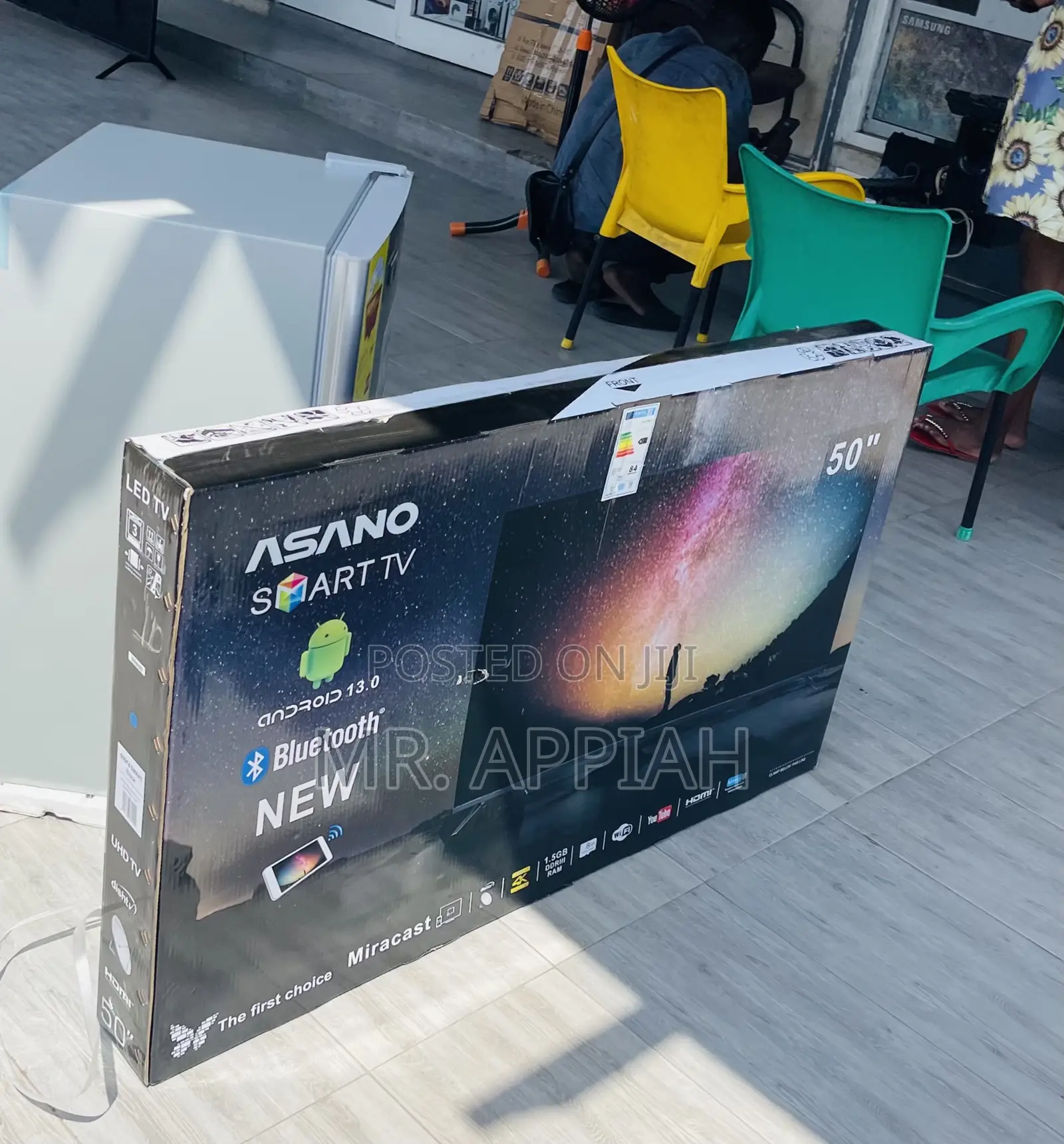 Get Asano 50 Inch Uhd Smart Television.