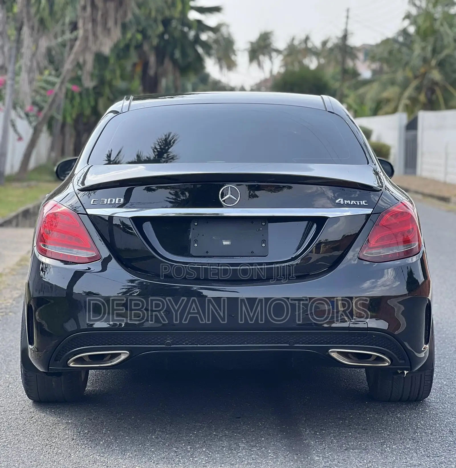 Mercedes-Benz C300 Sport 4Matic Sedan AWD (2.0L 4cyll 7A) 2016 Black