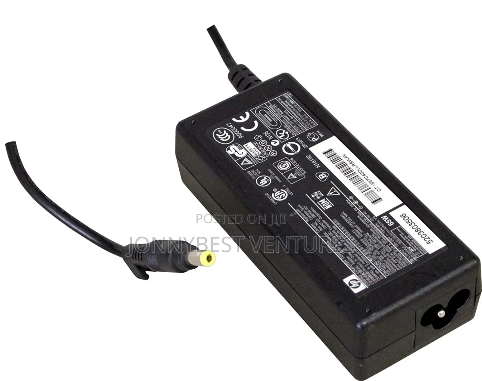 Original HP Yellow Pin Laptop Charger